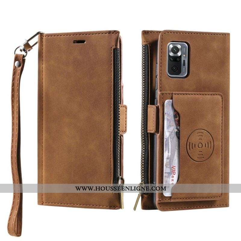Housse Xiaomi Redmi Note 10 Pro Porte-Monnaie et Porte-Cartes
