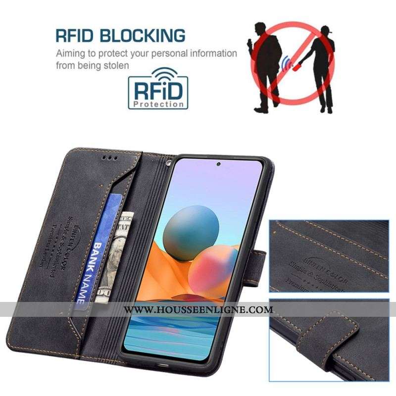 Housse Xiaomi Redmi Note 10 Pro RFID Binfen Color