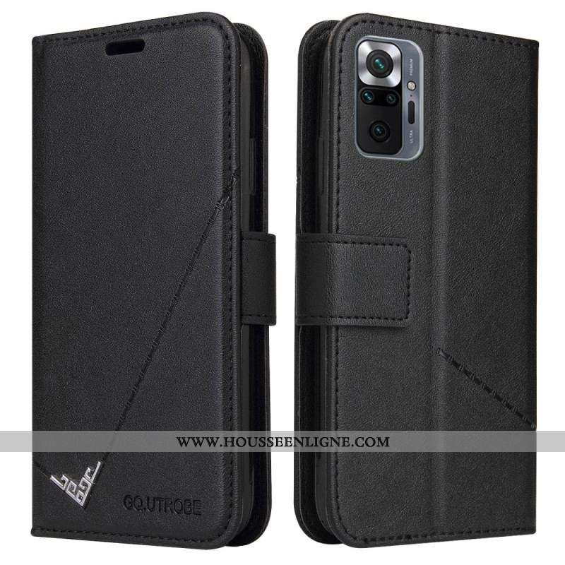 Housse Xiaomi Redmi Note 10 Pro Simili Cuir GQ.UTROBE