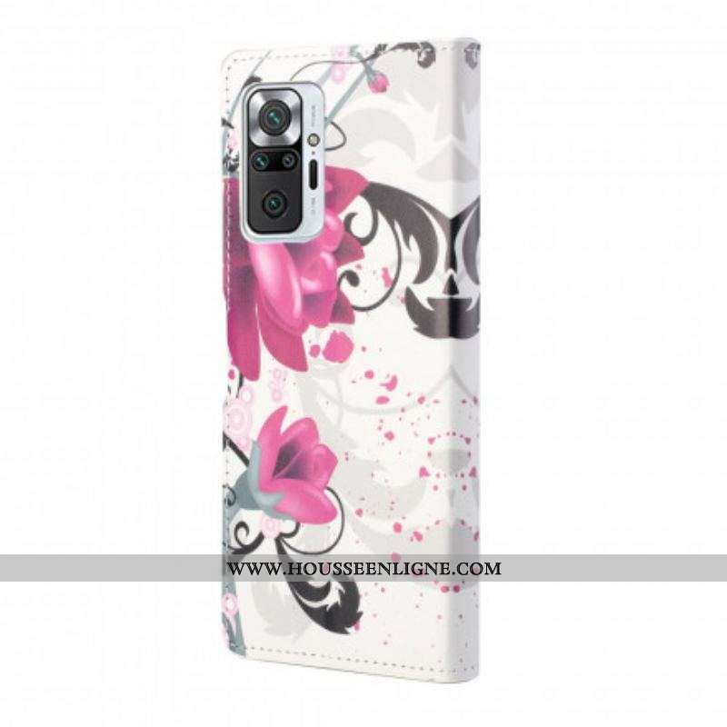 Housse Xiaomi Redmi Note 10 Pro Tropical Flowers