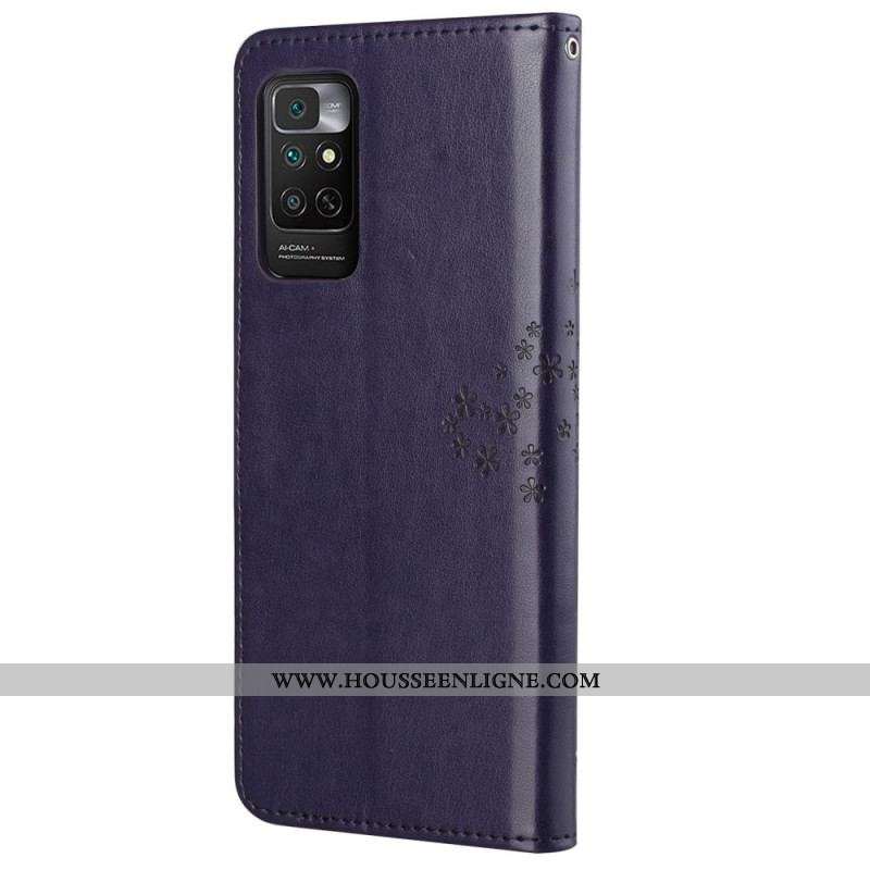 Housse Xiaomi Redmi Note 11 / 11s Arbre et Hiboux à Lanière