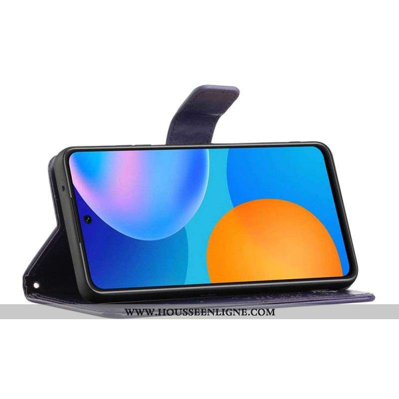 Housse Xiaomi Redmi Note 11 / 11s Arbre et Hiboux à Lanière