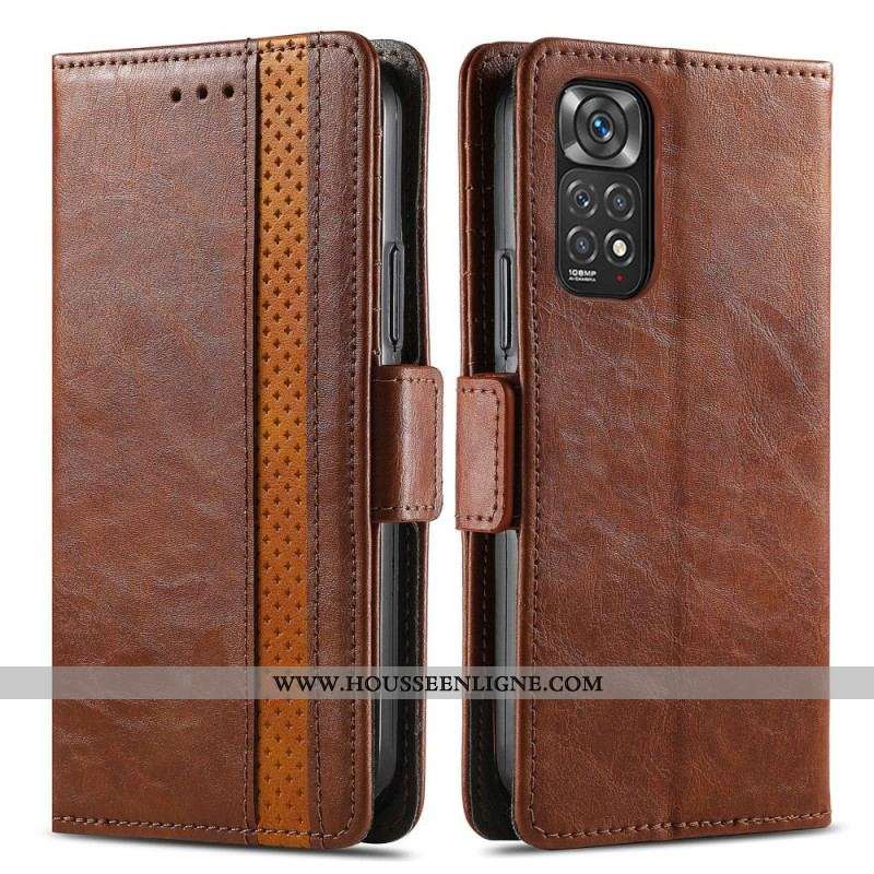 Housse Xiaomi Redmi Note 11 / 11s Bicolore Double Fermoir