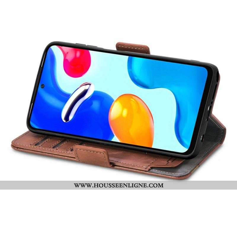 Housse Xiaomi Redmi Note 11 / 11s Bicolore Double Fermoir