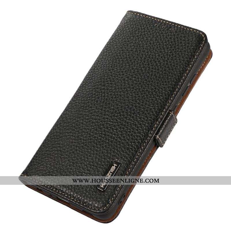 Housse Xiaomi Redmi Note 11 / 11s Cuir Litchi KHAZNEH RFID