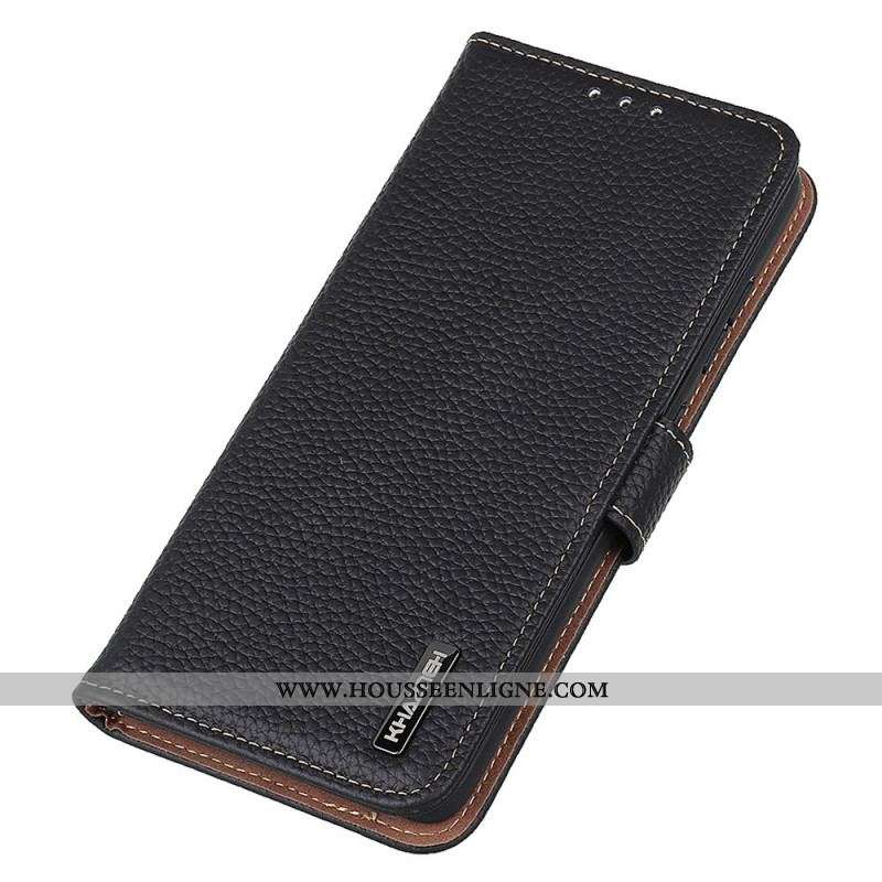 Housse Xiaomi Redmi Note 11 / 11s Cuir Litchi KHAZNEH