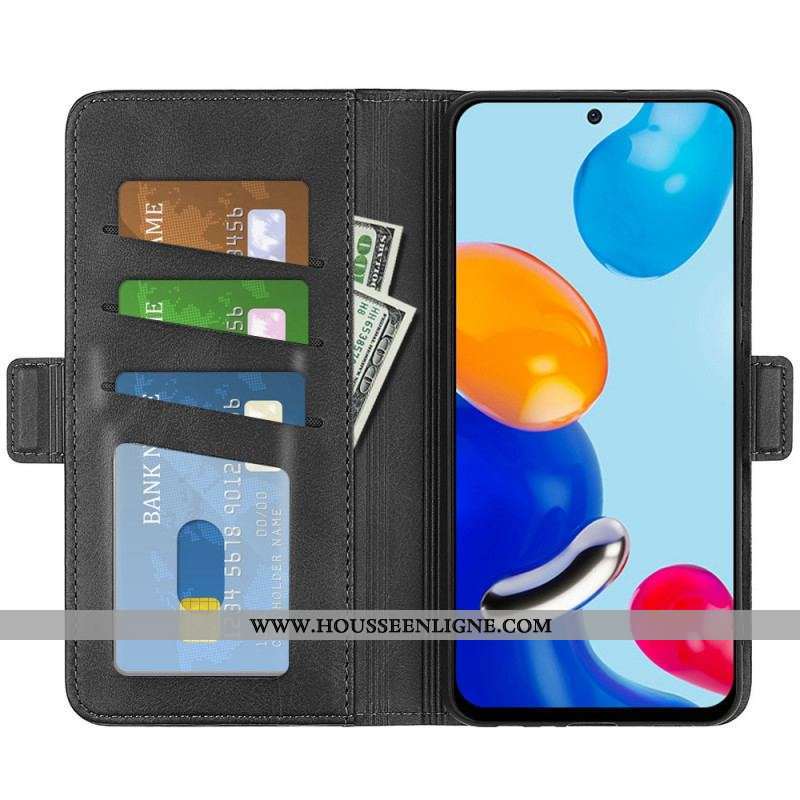 Housse Xiaomi Redmi Note 11 / 11s Double Rabat