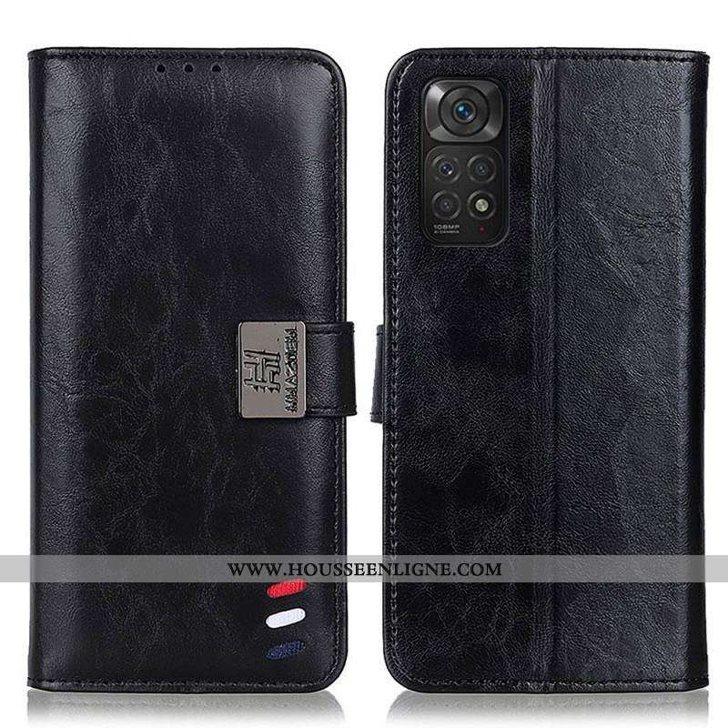 Housse Xiaomi Redmi Note 11 / 11s  Effet Cuir Bison