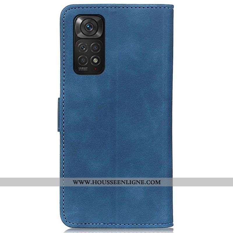 Housse Xiaomi Redmi Note 11 / 11s Effet Cuir Vintage KHAZNEH