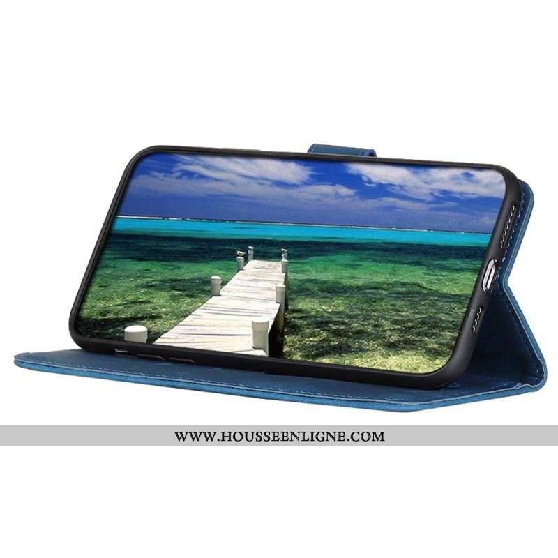 Housse Xiaomi Redmi Note 11 / 11s Effet Cuir Vintage KHAZNEH