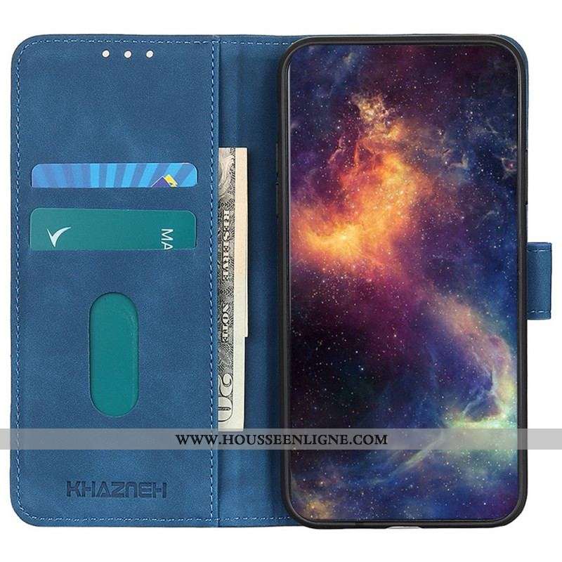 Housse Xiaomi Redmi Note 11 / 11s Effet Cuir Vintage KHAZNEH