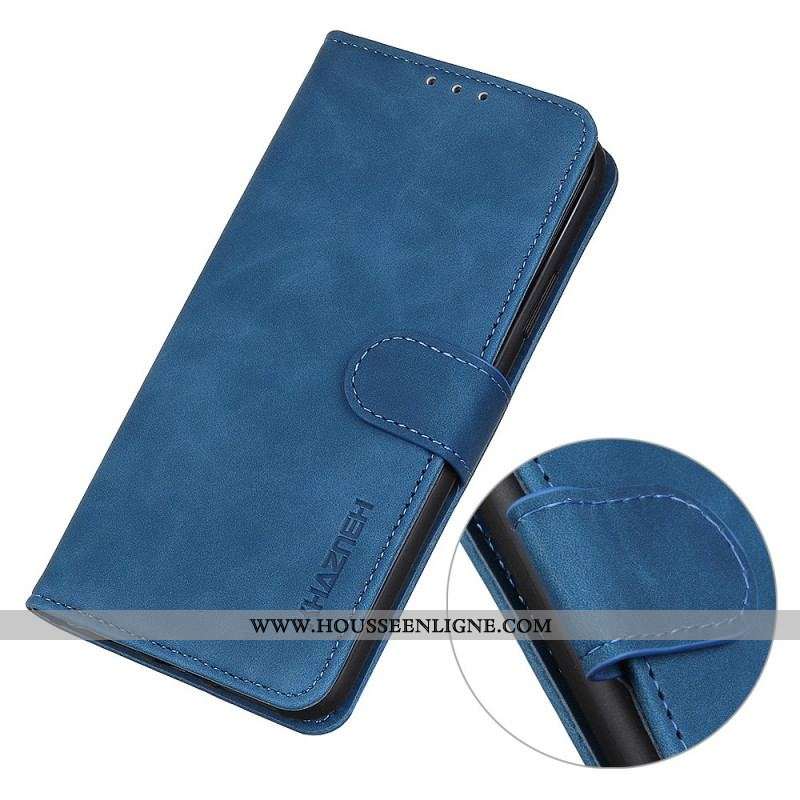 Housse Xiaomi Redmi Note 11 / 11s Effet Cuir Vintage KHAZNEH