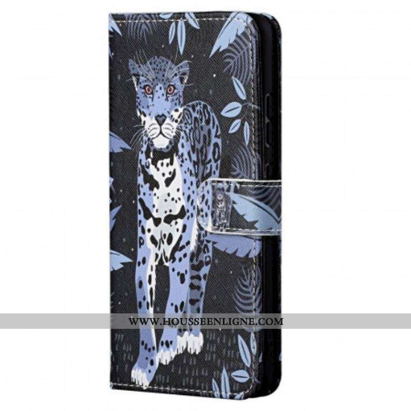 Housse Xiaomi Redmi Note 11 / 11s Léopard à Lanière