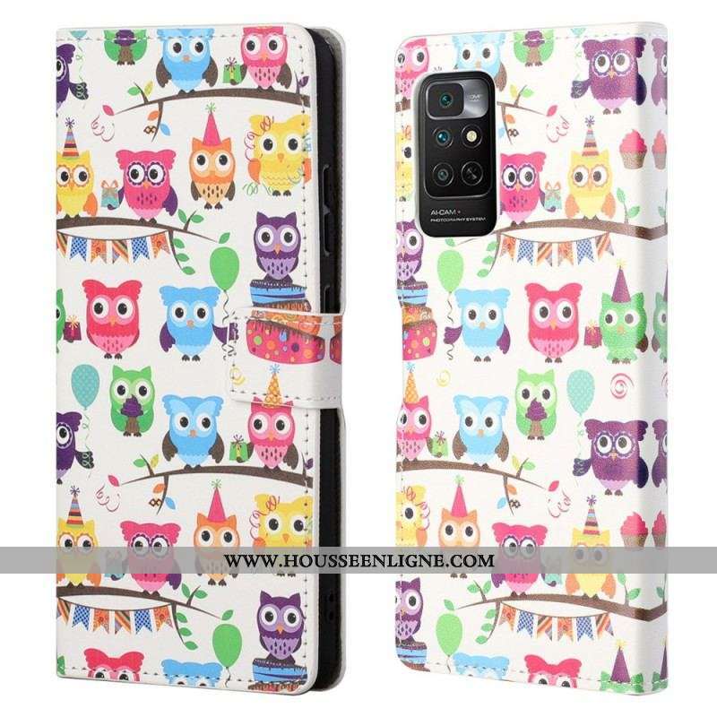 Housse Xiaomi Redmi Note 11 / 11s Multiples Hiboux