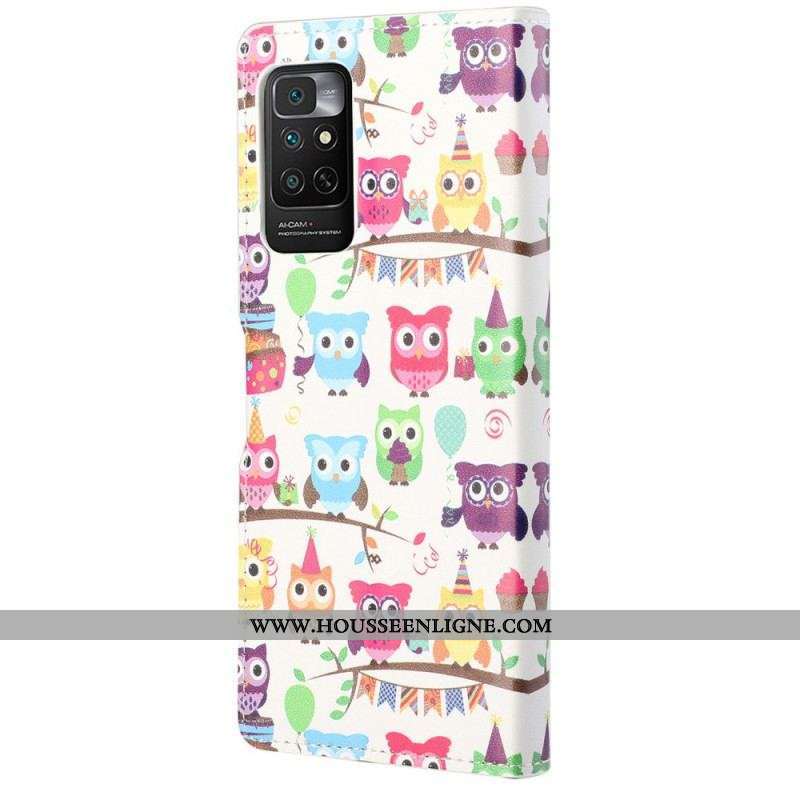 Housse Xiaomi Redmi Note 11 / 11s Multiples Hiboux