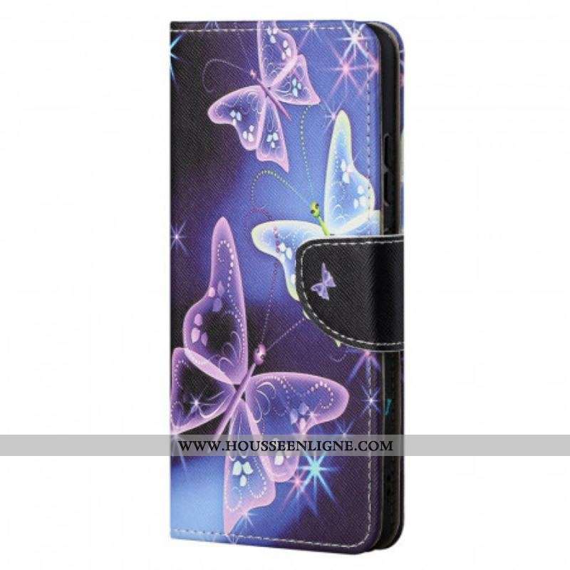 Housse Xiaomi Redmi Note 11 / 11s Papillons Néons