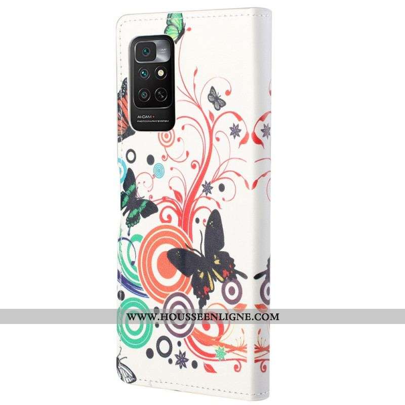 Housse Xiaomi Redmi Note 11 / 11s Papillons et Fleurs
