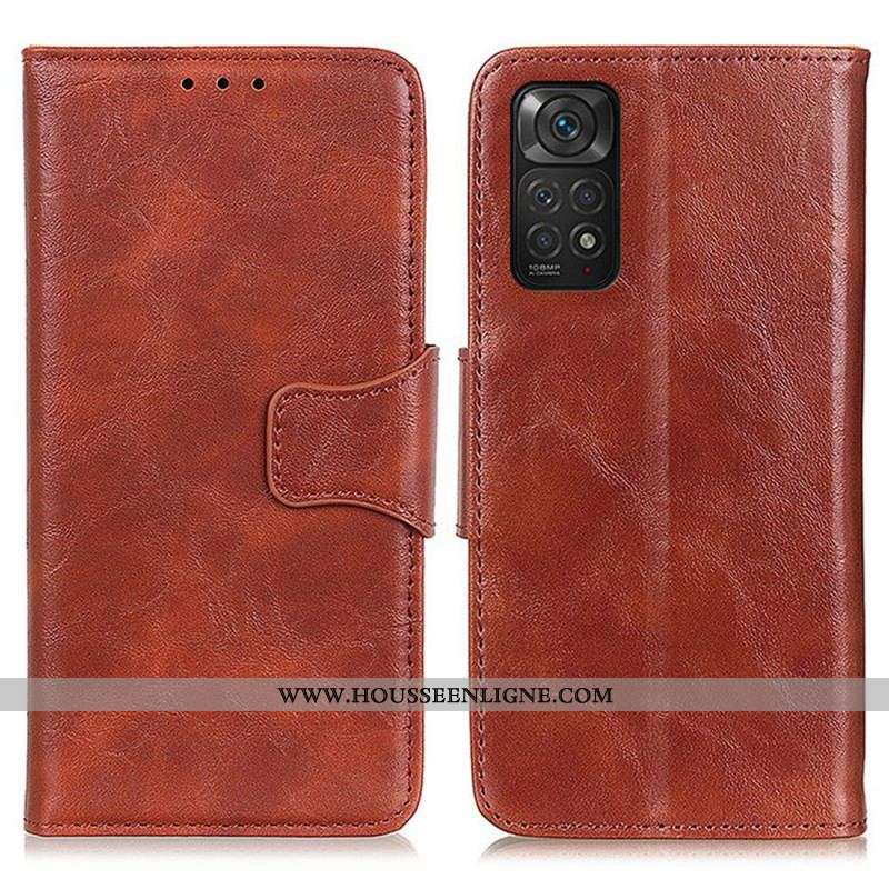 Housse Xiaomi Redmi Note 11 / 11s Rabat Magnétique Texture