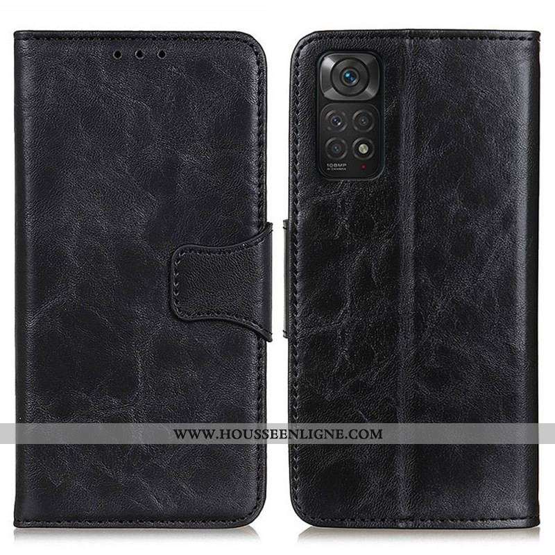 Housse Xiaomi Redmi Note 11 / 11s Rabat Magnétique Texture