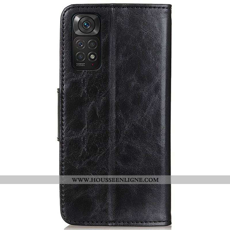 Housse Xiaomi Redmi Note 11 / 11s Rabat Magnétique Texture
