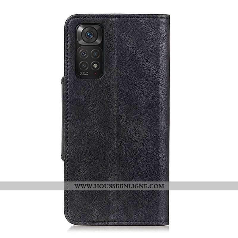 Housse Xiaomi Redmi Note 11 / 11s Simili Cuir Bouton