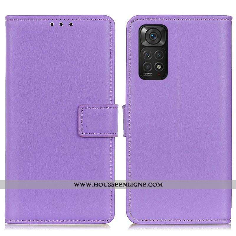 Housse Xiaomi Redmi Note 11 / 11s Simili Cuir Simple