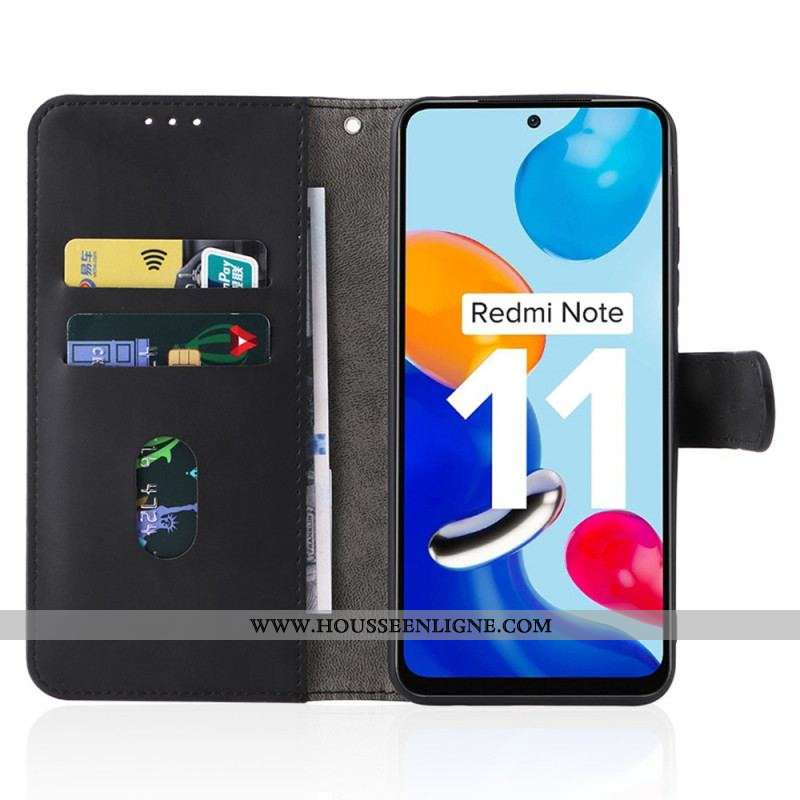 Housse Xiaomi Redmi Note 11 / 11s Skin-Touch avec Lanière