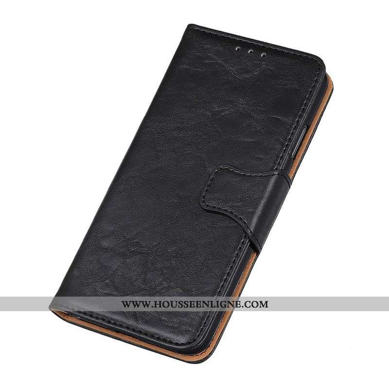 Housse Xiaomi Redmi Note 11 Pro / Note 11 Pro 5G Cuir Fendu Fermoir Réversible