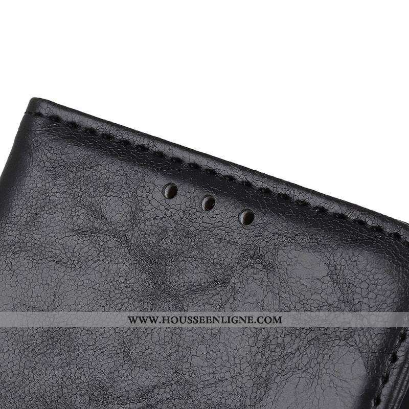 Housse Xiaomi Redmi Note 11 Pro / Note 11 Pro 5G Cuir Fendu Fermoir Réversible