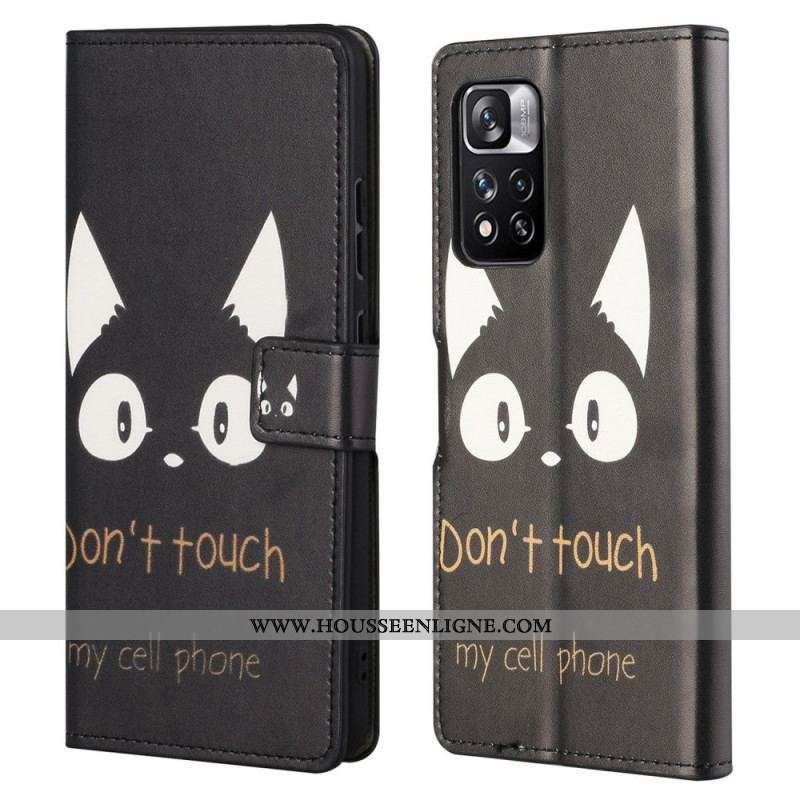 Housse Xiaomi Redmi Note 11 Pro / Note 11 Pro 5G Don't Touch My Cell Phone