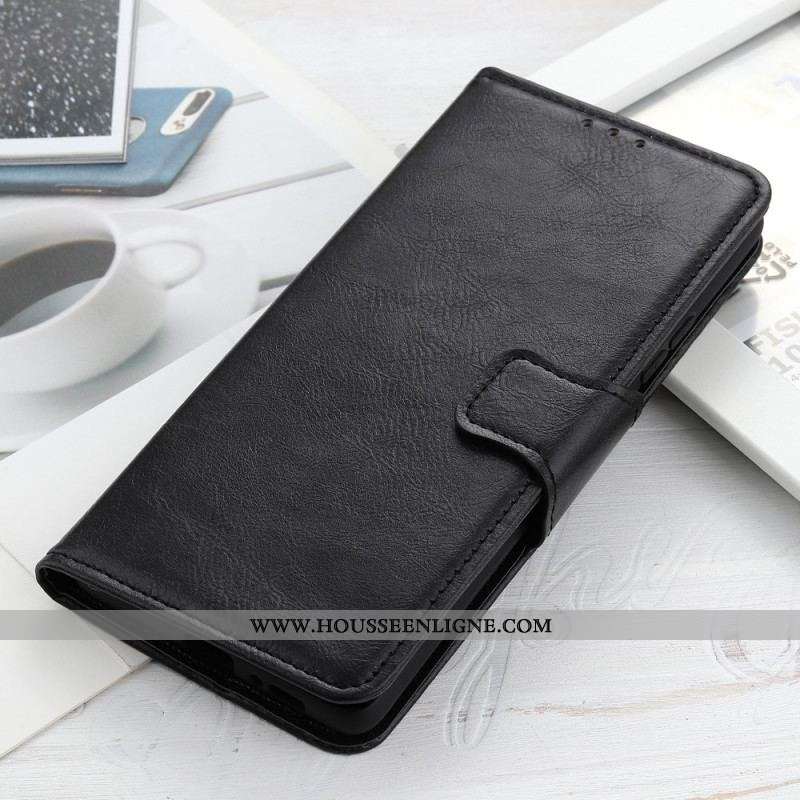 Housse Xiaomi Redmi Note 11 Pro / Note 11 Pro 5G Effet Cuir Fermoir Réversible