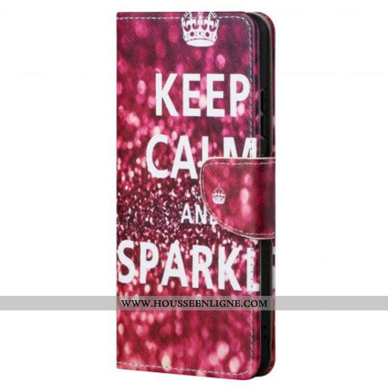Housse Xiaomi Redmi Note 11 Pro / Note 11 Pro 5G Keep Calm and Sparkle