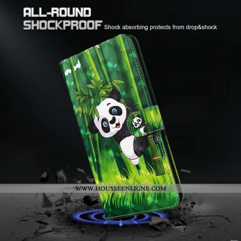 Housse Xiaomi Redmi Note 11 Pro / Note 11 Pro 5G Panda et Bambou