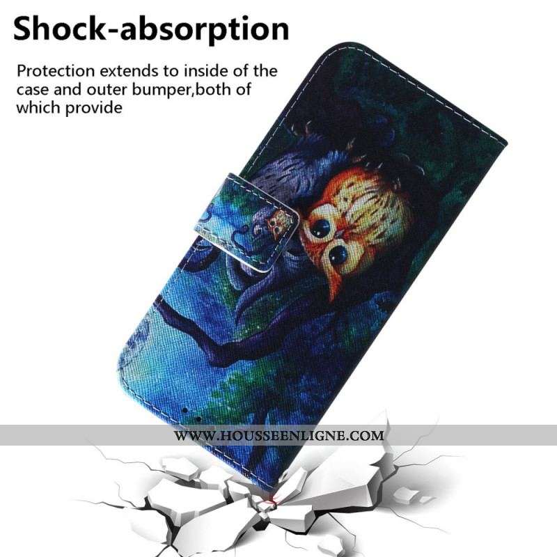 Housse Xiaomi Redmi Note 11 Pro / Note 11 Pro 5G Peinture de Hiboux