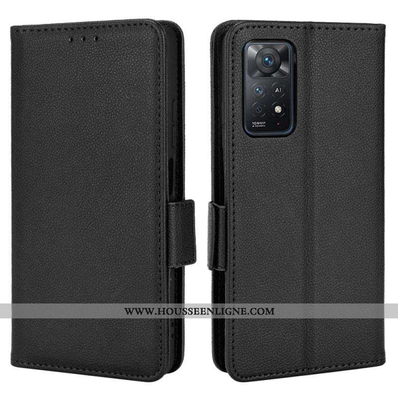 Housse Xiaomi Redmi Note 11 Pro / Note 11 Pro 5G Simili Cuir Litchi