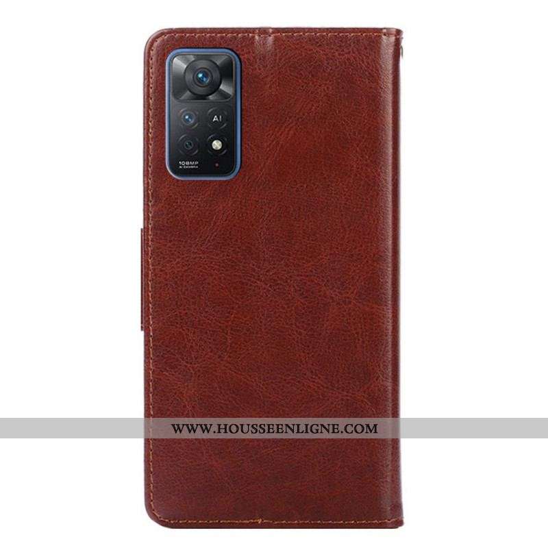 Housse Xiaomi Redmi Note 11 Pro / Note 11 Pro 5G Simili Cuir Rétro