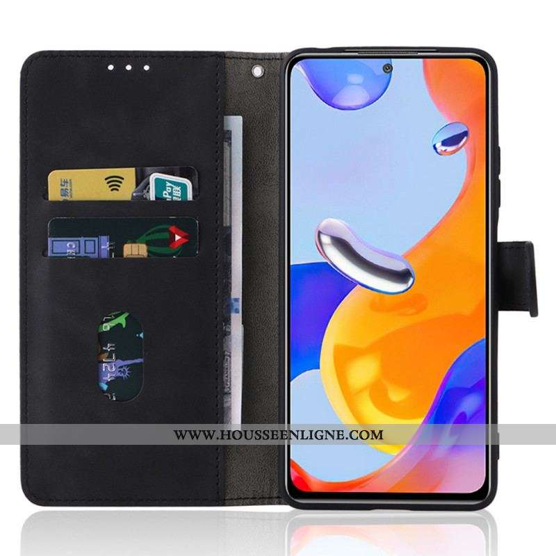 Housse Xiaomi Redmi Note 11 Pro / Note 11 Pro 5G Style Cuir Couture