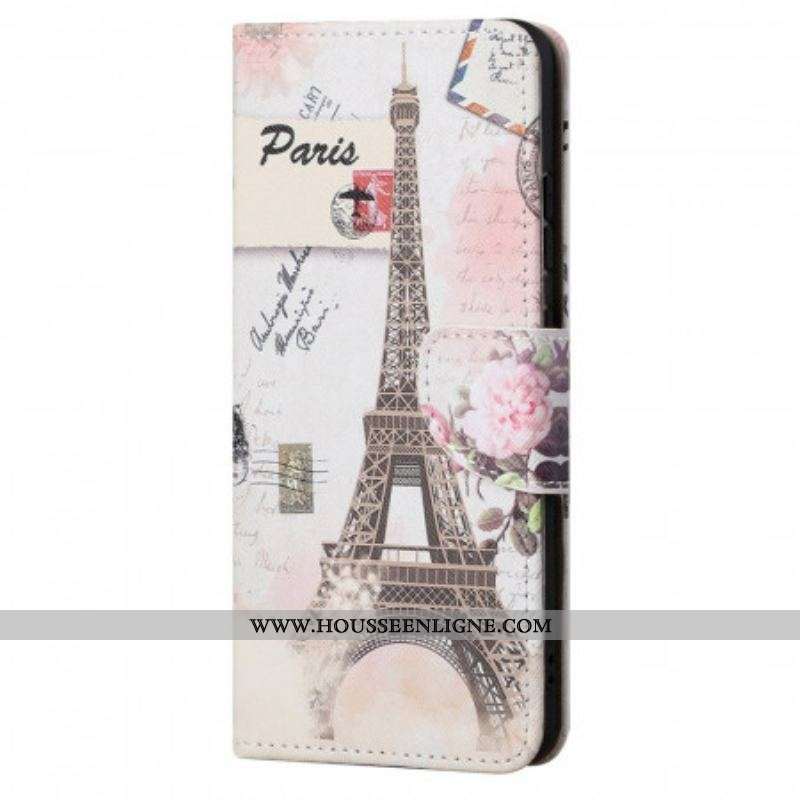Housse Xiaomi Redmi Note 11 Pro / Note 11 Pro 5G Tour Eiffel Rétro