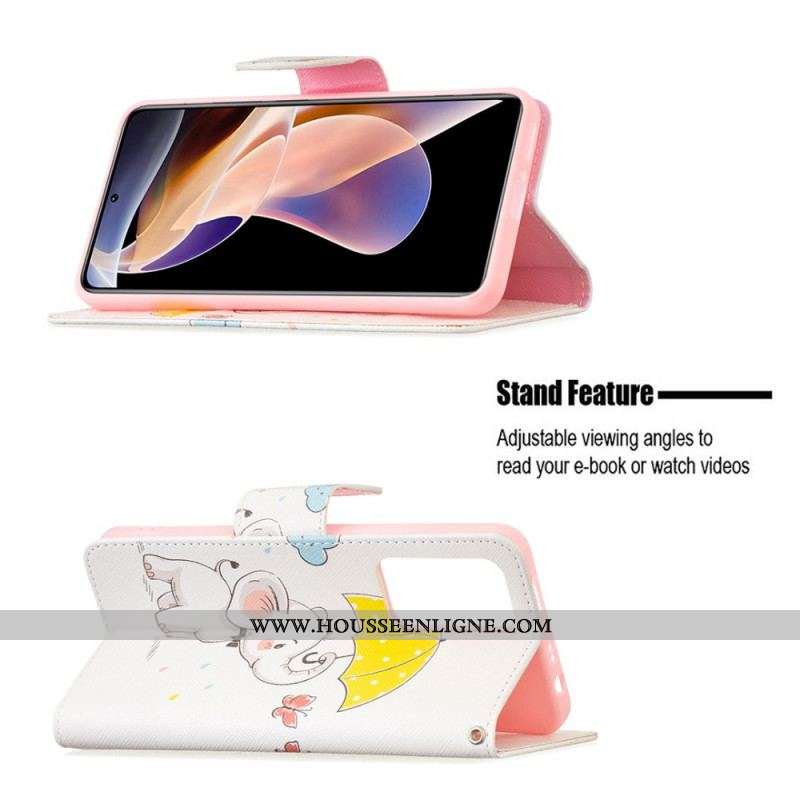 Housse Xiaomi Redmi Note 11 Pro Plus 5G Bébé Éléphant