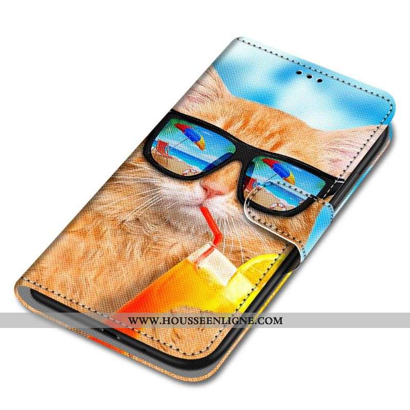 Housse Xiaomi Redmi Note 11 Pro Plus 5G Chat Star à Lanière