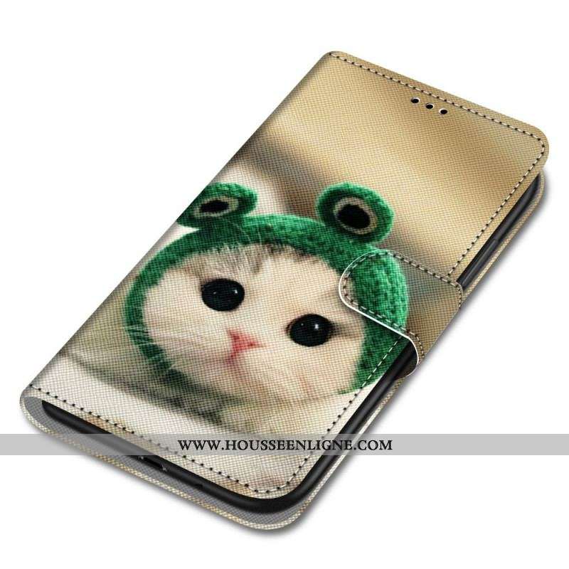 Housse Xiaomi Redmi Note 11 Pro Plus 5G Chaton Fun à Lanière