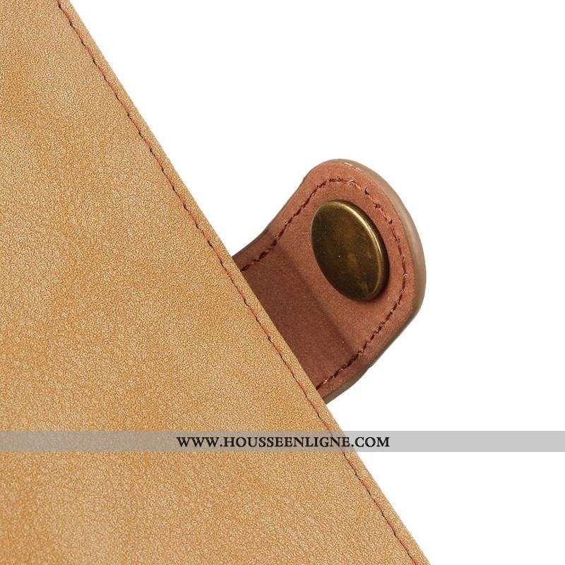 Housse Xiaomi Redmi Note 11 Pro Plus 5G Cuir Fendu Rétro KHAZNEH
