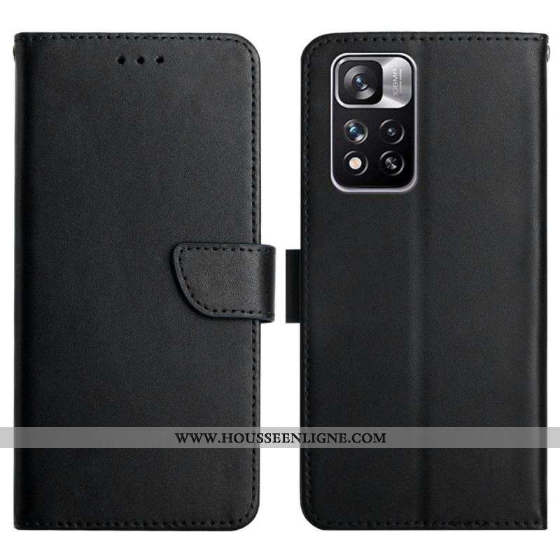 Housse Xiaomi Redmi Note 11 Pro Plus 5G Cuir Nappa Véritable