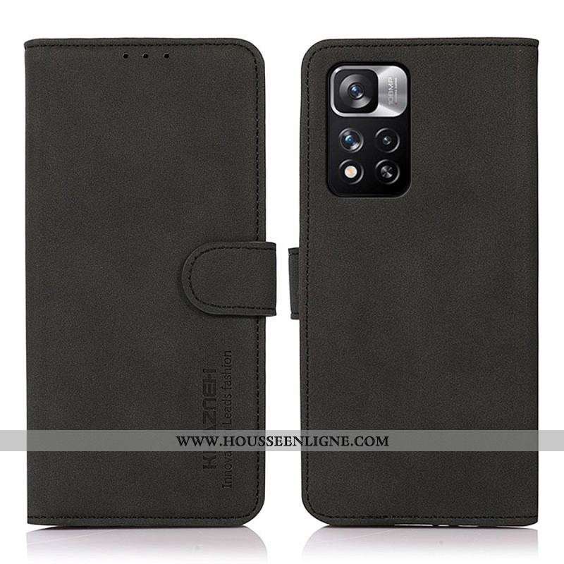 Housse Xiaomi Redmi Note 11 Pro Plus 5G Effet Cuir KHAZNEH