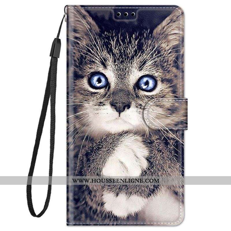 Housse Xiaomi Redmi Note 11 Pro Plus 5G Fan des Chats à Lanière