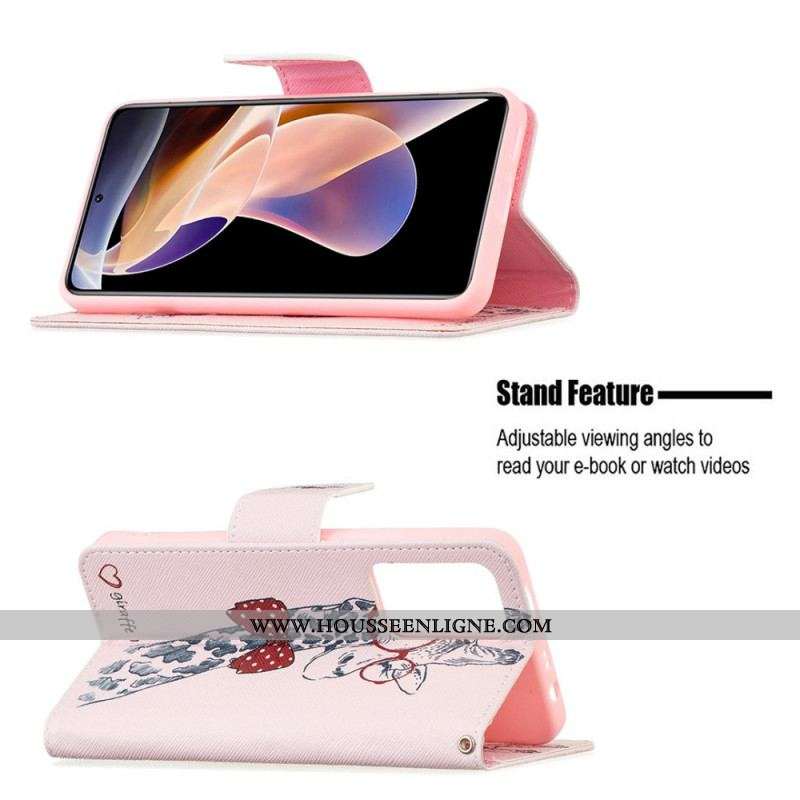 Housse Xiaomi Redmi Note 11 Pro Plus 5G Girafe Intello