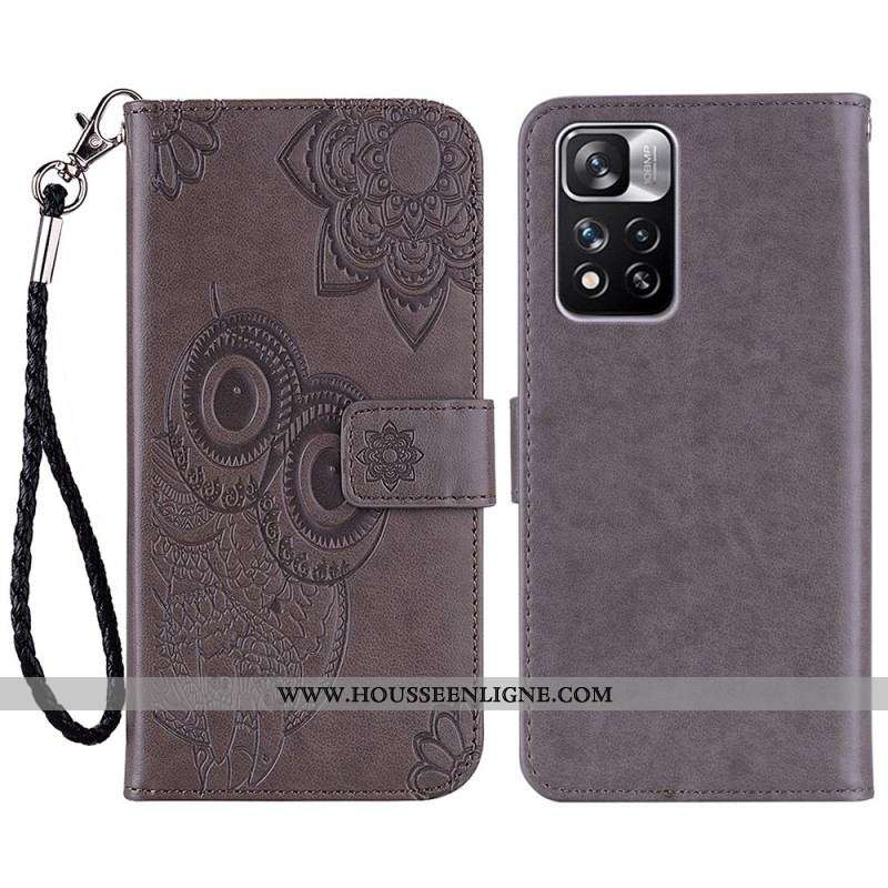 Housse Xiaomi Redmi Note 11 Pro Plus 5G Hibou Mandala