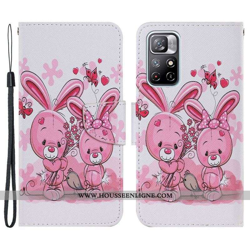 Housse Xiaomi Redmi Note 11 Pro Plus 5G Lapins