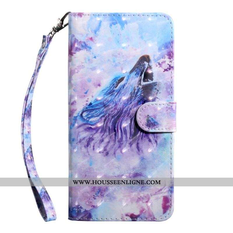 Housse Xiaomi Redmi Note 11 Pro Plus 5G Loup Aquarelle