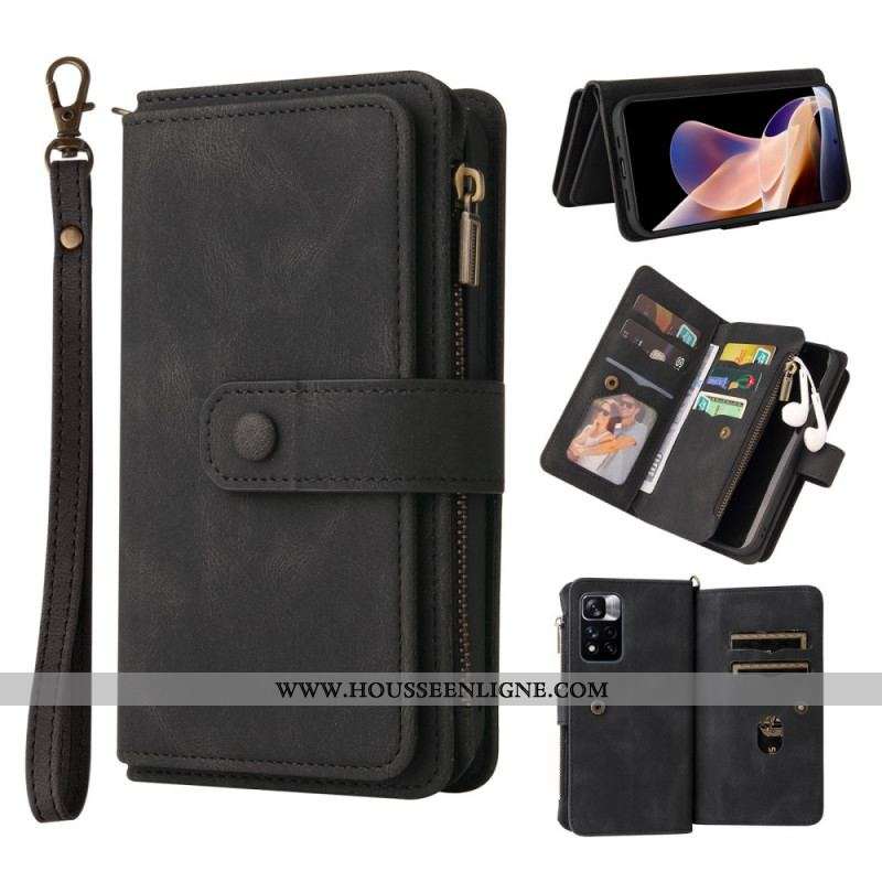 Housse Xiaomi Redmi Note 11 Pro Plus 5G Multi-Fonctionnelle Vintage